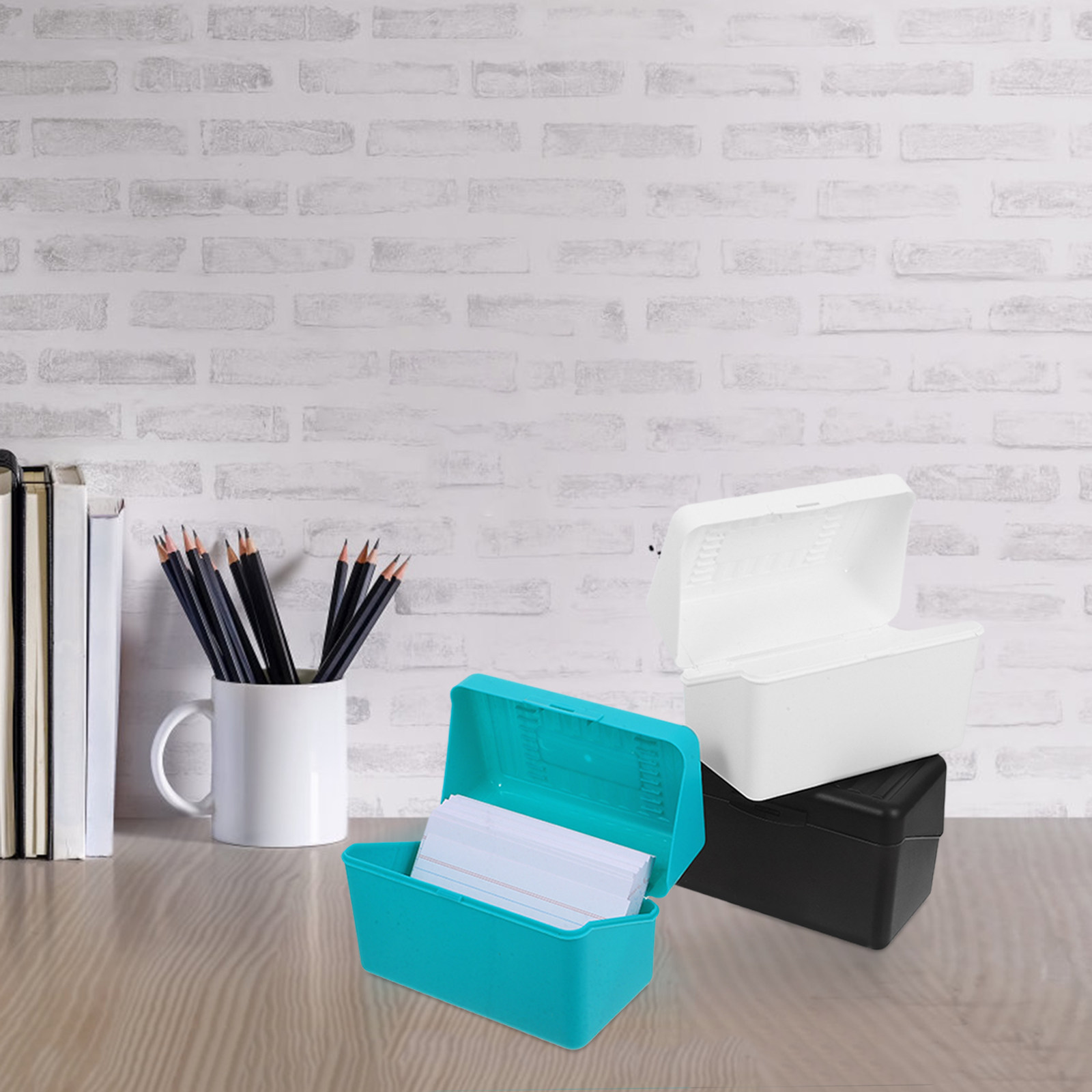 1Set Index Card Storage Box Fl - Card Index Box recension och pris