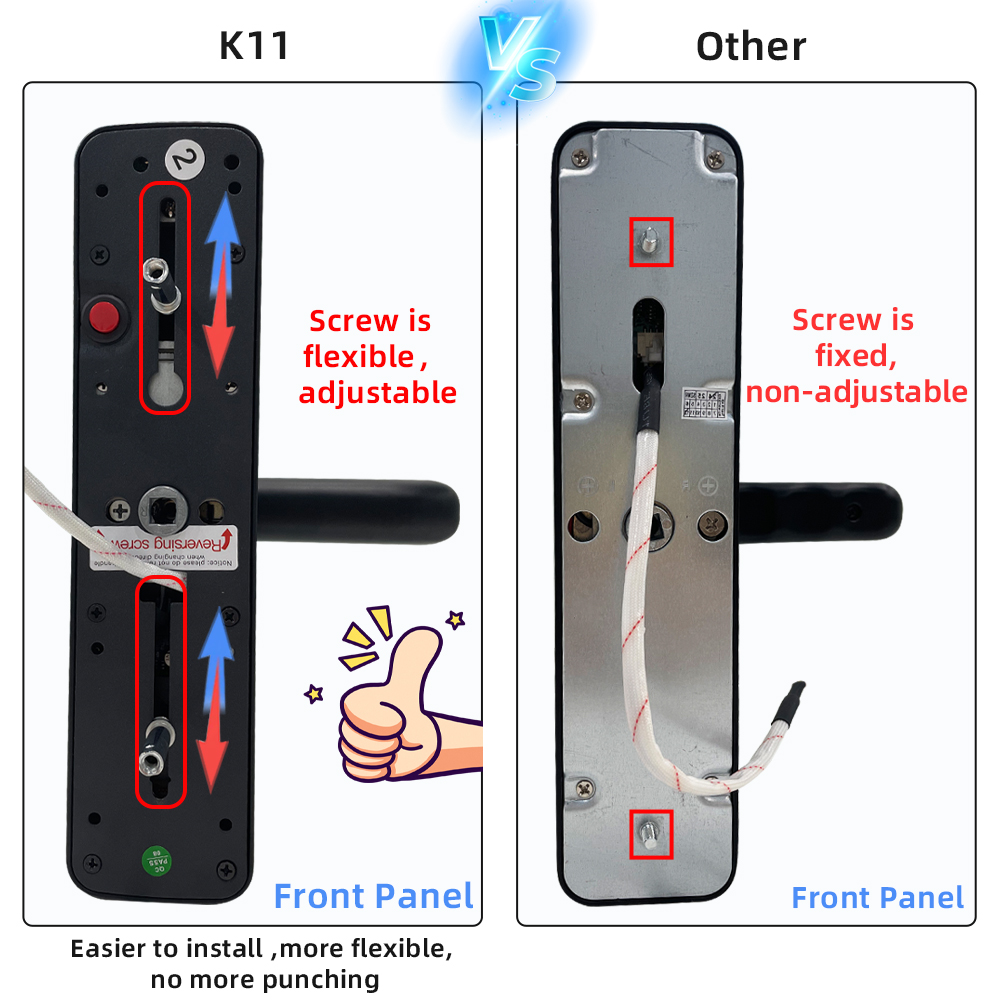 RAYKUBE K11 Tuya WiFi Biometri - Letter Opener Brass recension och pris